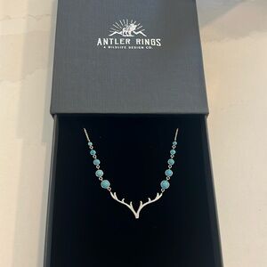 Antler Rings turquoise "Annie" necklace. Retails for $115 NEW IN BOX.
